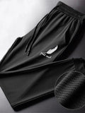 Pantalon léger à séchage rapide pour homme, mode, randonnée, jogging, course à pied, respirant, entraînement, salle de sport, rinçage, pantalon athlétique noué Boutique Mélange Parfait