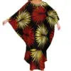 Autumn Fashion Ladies Bat Sleeve Dress Custom Hawaii Polynesian Tribal Design Oversized Poncho Beach Dress Island Casual Dresses Boutique Mélange Parfait
