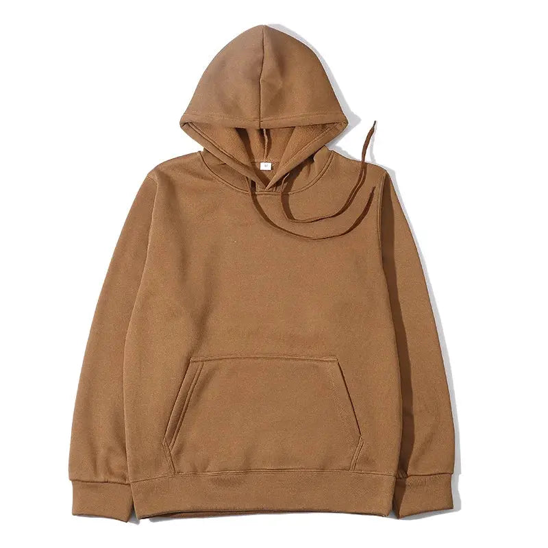Sweat à Capuche PVD pour Homme et Femme, Couleur Unie, Rouge, Noir, Gris, Rose, Polaire, Hip Hop, Décontracté, de Marque, à la Mode, Automne et Hiver Boutique Mélange Parfait