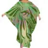 Autumn Fashion Ladies Bat Sleeve Dress Custom Hawaii Polynesian Tribal Design Oversized Poncho Beach Dress Island Casual Dresses Boutique Mélange Parfait