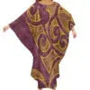 Autumn Fashion Ladies Bat Sleeve Dress Custom Hawaii Polynesian Tribal Design Oversized Poncho Beach Dress Island Casual Dresses Boutique Mélange Parfait