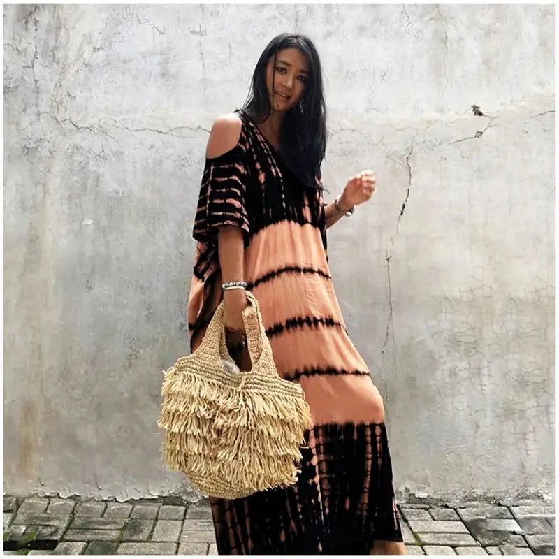 Summer Dresses Ladies Blouse Korea Dress Chic Kaftan Women Custom Swim Cover Ups Boutique Mélange Parfait
