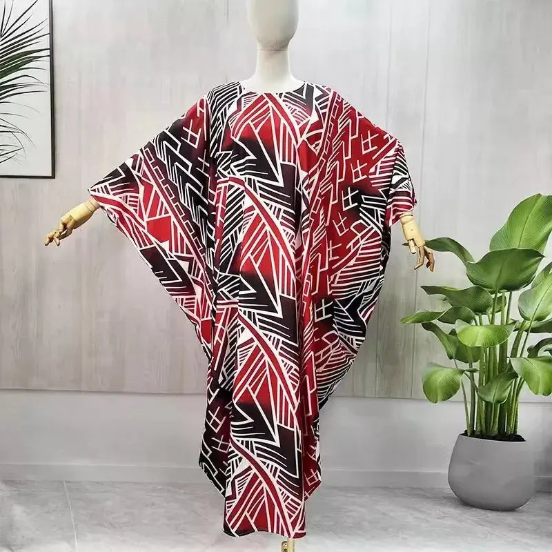 Autumn Fashion Ladies Bat Sleeve Dress Custom Hawaii Polynesian Tribal Design Oversized Poncho Beach Dress Island Casual Dresses Boutique Mélange Parfait