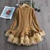 Kids Spring Autumn Elegant Girl Dresses for Birthday Party Children Clothing Girls Sweater Long Sleeve Tutu Dress New Boutique Mélange Parfait