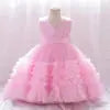 MQATZ Party Dresses Girls Christmas Dress Kids Frocks Flower Girl Dresses Children Clothing With Sleeveless Boutique Mélange Parfait