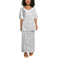 Wholesale Customized Polynesian Tribal Girls Dress Kids Clothes Printed Kids Floral Dresses Milk Silk Puletasi Children Clothing Boutique Mélange Parfait
