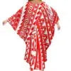 Autumn Fashion Ladies Bat Sleeve Dress Custom Hawaii Polynesian Tribal Design Oversized Poncho Beach Dress Island Casual Dresses Boutique Mélange Parfait