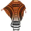 Autumn Fashion Ladies Bat Sleeve Dress Custom Hawaii Polynesian Tribal Design Oversized Poncho Beach Dress Island Casual Dresses Boutique Mélange Parfait