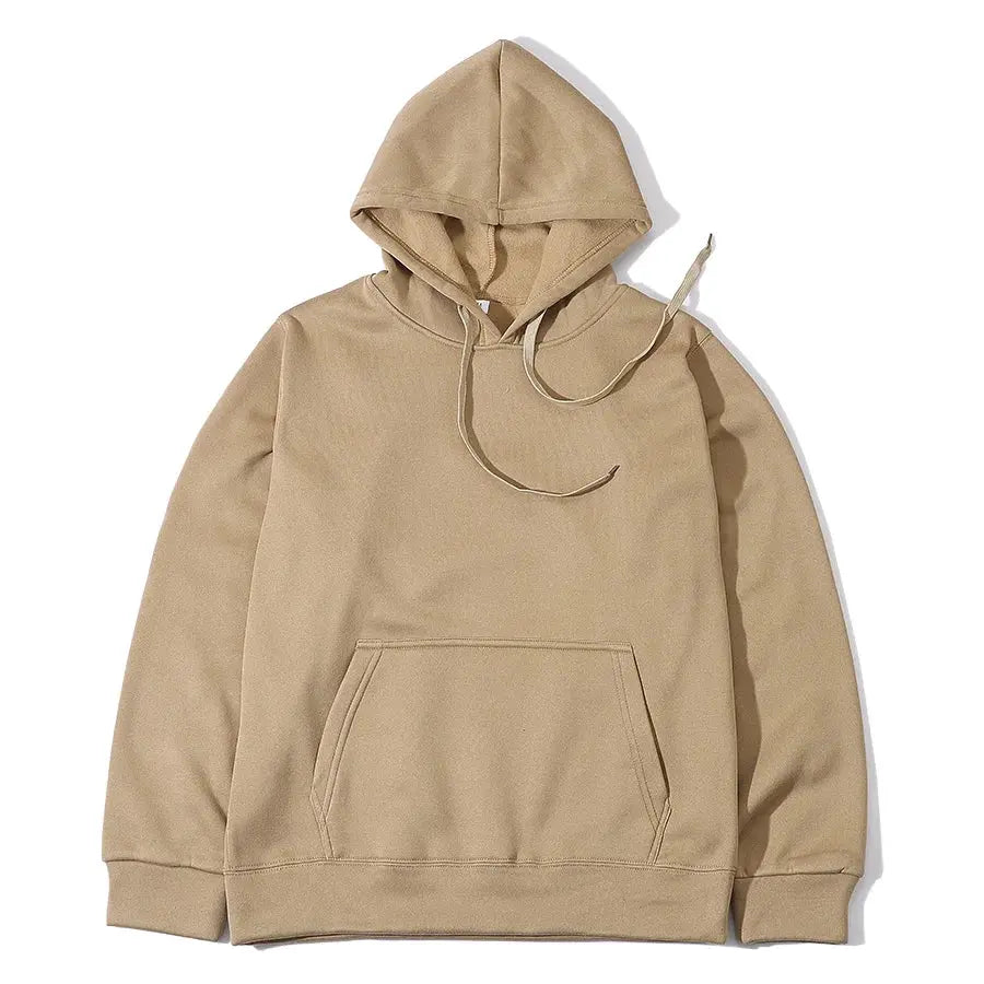Sweat à Capuche PVD pour Homme et Femme, Couleur Unie, Rouge, Noir, Gris, Rose, Polaire, Hip Hop, Décontracté, de Marque, à la Mode, Automne et Hiver Boutique Mélange Parfait