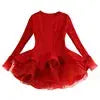 Kids Spring Autumn Elegant Girl Dresses for Birthday Party Children Clothing Girls Sweater Long Sleeve Tutu Dress New Boutique Mélange Parfait