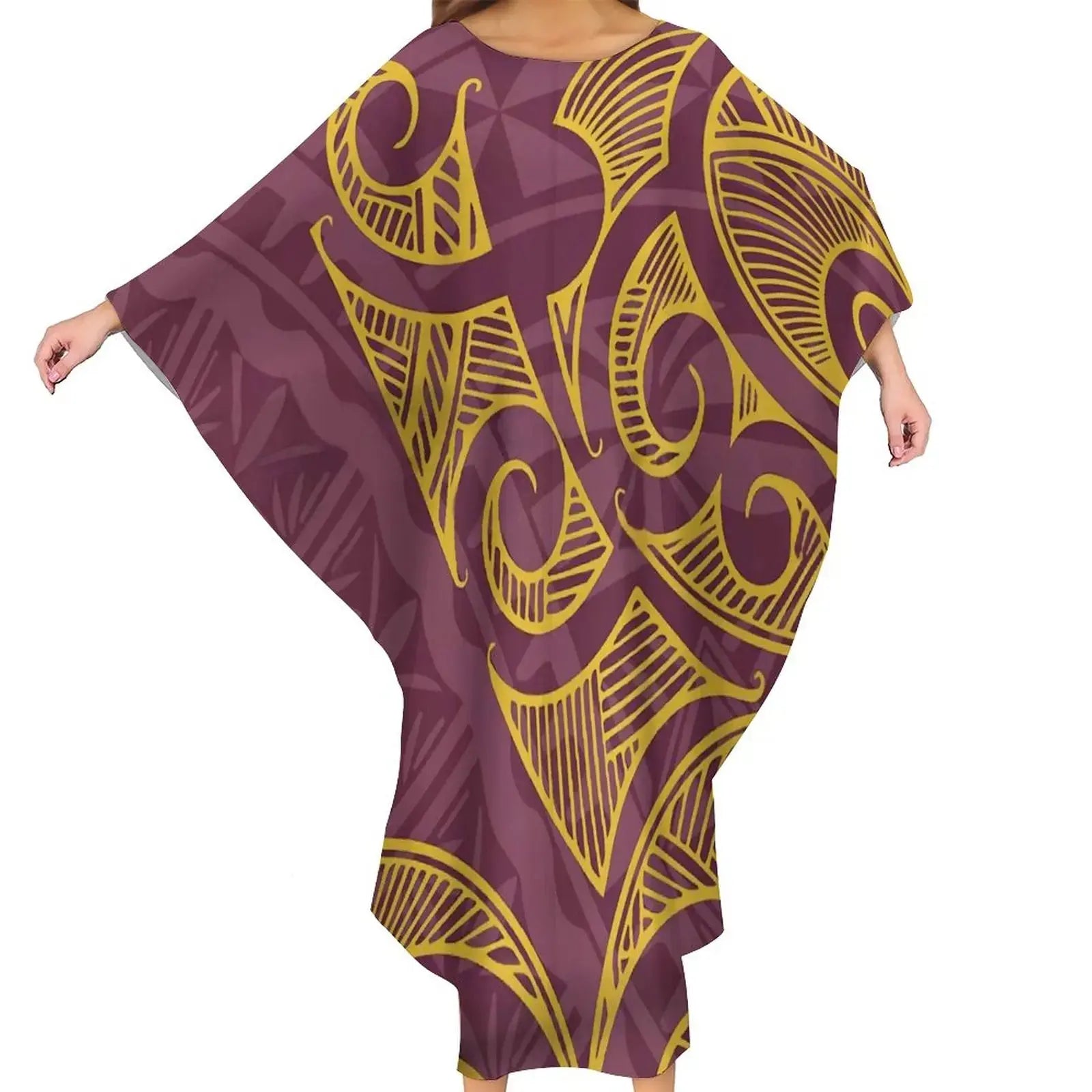 designer poncho dresses Crew Neck Loose Belted Asymmetrical Poncho Pleated Designer Dress in Yellow Chocolate One Size