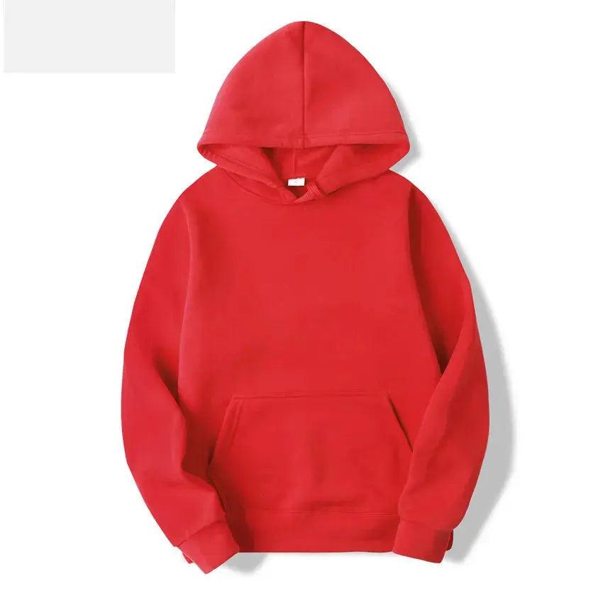 Sweat à Capuche PVD pour Homme et Femme, Couleur Unie, Rouge, Noir, Gris, Rose, Polaire, Hip Hop, Décontracté, de Marque, à la Mode, Automne et Hiver Boutique Mélange Parfait