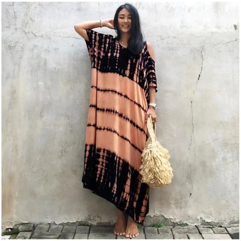 Summer Dresses Ladies Blouse Korea Dress Chic Kaftan Women Custom Swim Cover Ups Boutique Mélange Parfait