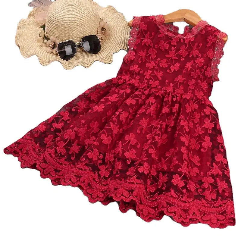 Summer Lace Children Clothing Princess Kids Dresses for Girls Causal Wear Unicorn Dress 3 8 Years Girls Dress Vestido Robe Fille Boutique Mélange Parfait
