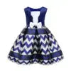 YSMARKET 100-150CM Kids Big Girls Bow Striped Sleeveless Party Dress Birthday Wedding Ball Gown Dresses Summer Children Clothing Boutique Mélange Parfait