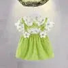 Summer Cute Children Clothing Baby Toddler Cartoon Dresses Girls New Hundred With Half-Sleeved Dress Sub False Two Pieces 835 Boutique Mélange Parfait