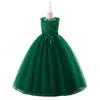 YOKIDS New Children Clothing Baby Girl Puffy Gauze Dresses Birthday Elegant Princess Prom Dress for Kids Sequin Ball Gown LP-386 Boutique Mélange Parfait