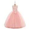 YOKIDS New Children Clothing Baby Girl Puffy Gauze Dresses Birthday Elegant Princess Prom Dress for Kids Sequin Ball Gown LP-386 Boutique Mélange Parfait