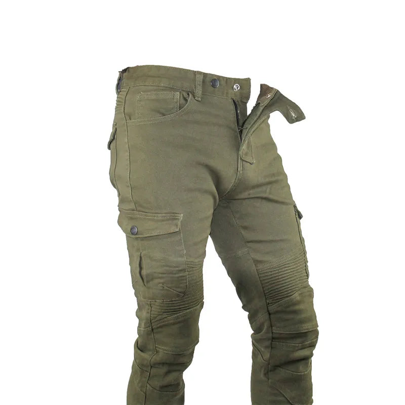 Jean moto pantalons Motocicleta Hombre jean à plumes Version Standard pantalon de conduite en voiture pantalon été équitation Boutique Mélange Parfait