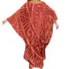 Autumn Fashion Ladies Bat Sleeve Dress Custom Hawaii Polynesian Tribal Design Oversized Poncho Beach Dress Island Casual Dresses Boutique Mélange Parfait