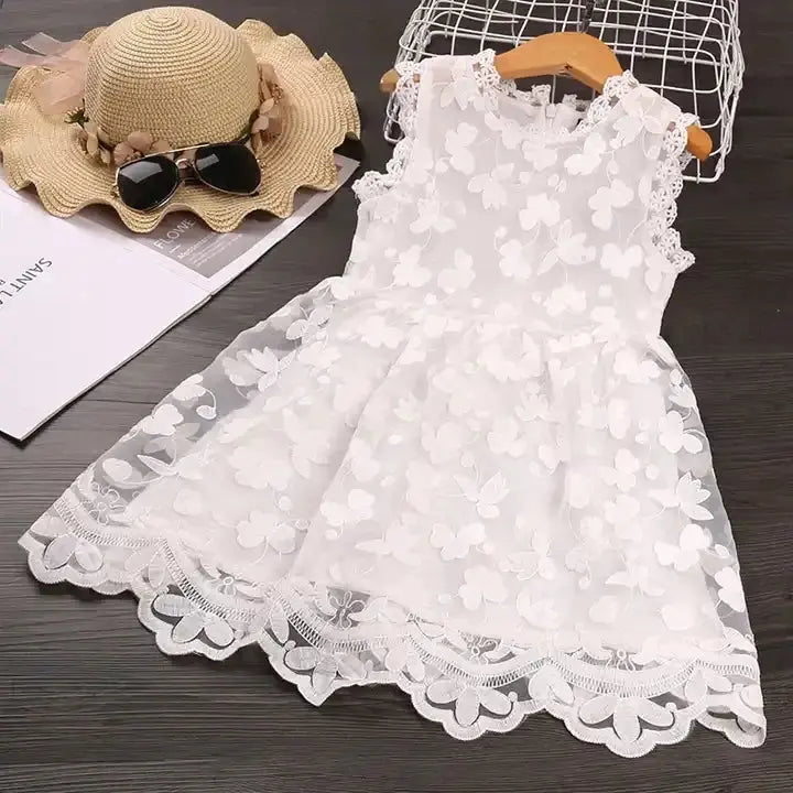 Summer Lace Children Clothing Princess Kids Dresses for Girls Causal Wear Unicorn Dress 3 8 Years Girls Dress Vestido Robe Fille Boutique Mélange Parfait
