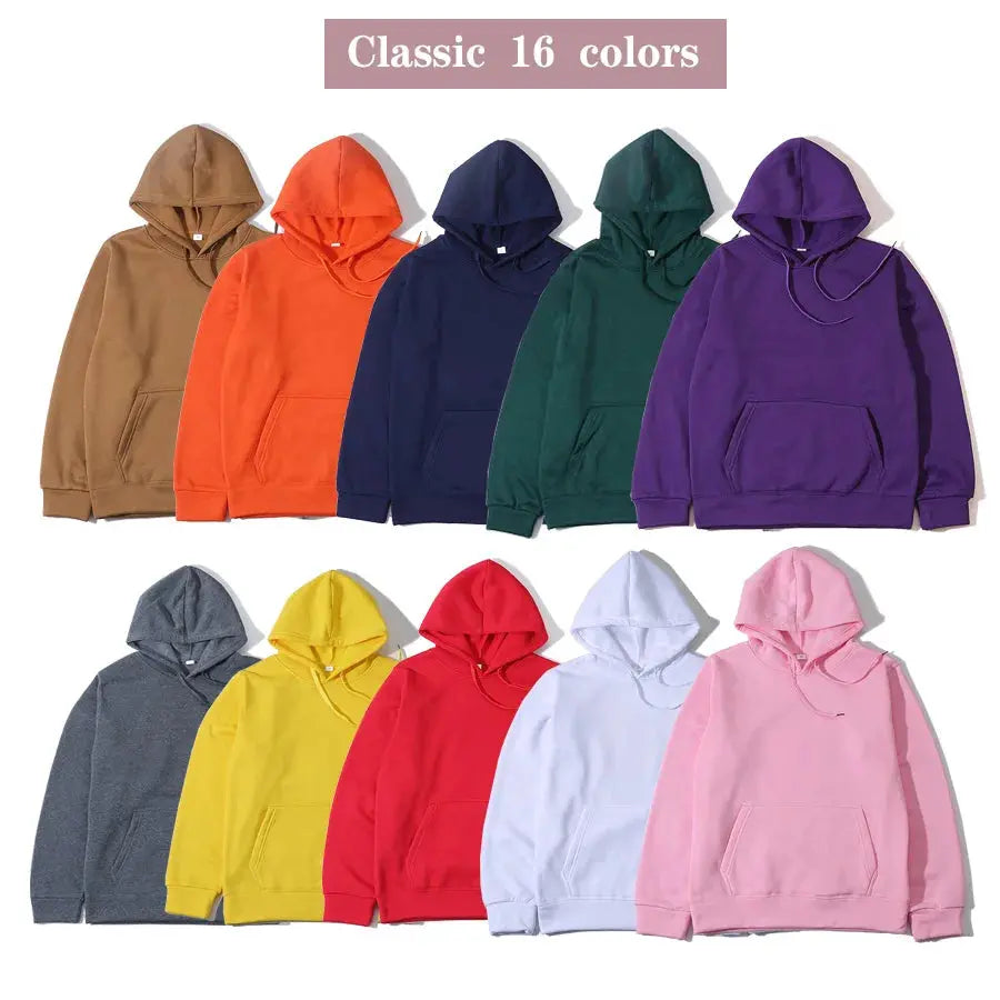 Sweat à Capuche PVD pour Homme et Femme, Couleur Unie, Rouge, Noir, Gris, Rose, Polaire, Hip Hop, Décontracté, de Marque, à la Mode, Automne et Hiver Boutique Mélange Parfait