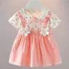 Summer Cute Children Clothing Baby Toddler Cartoon Dresses Girls New Hundred With Half-Sleeved Dress Sub False Two Pieces 835 Boutique Mélange Parfait