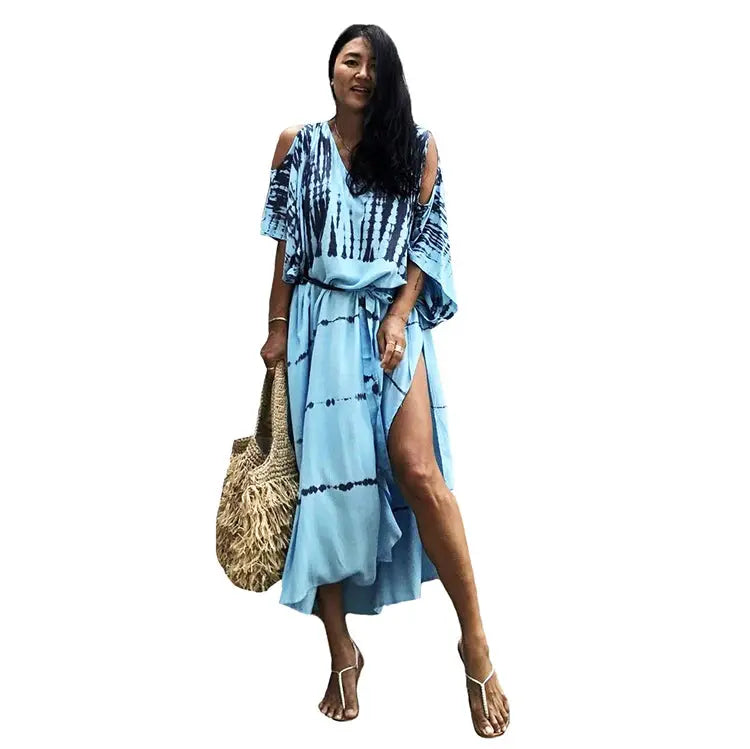 Summer Dresses Ladies Blouse Korea Dress Chic Kaftan Women Custom Swim Cover Ups Boutique Mélange Parfait