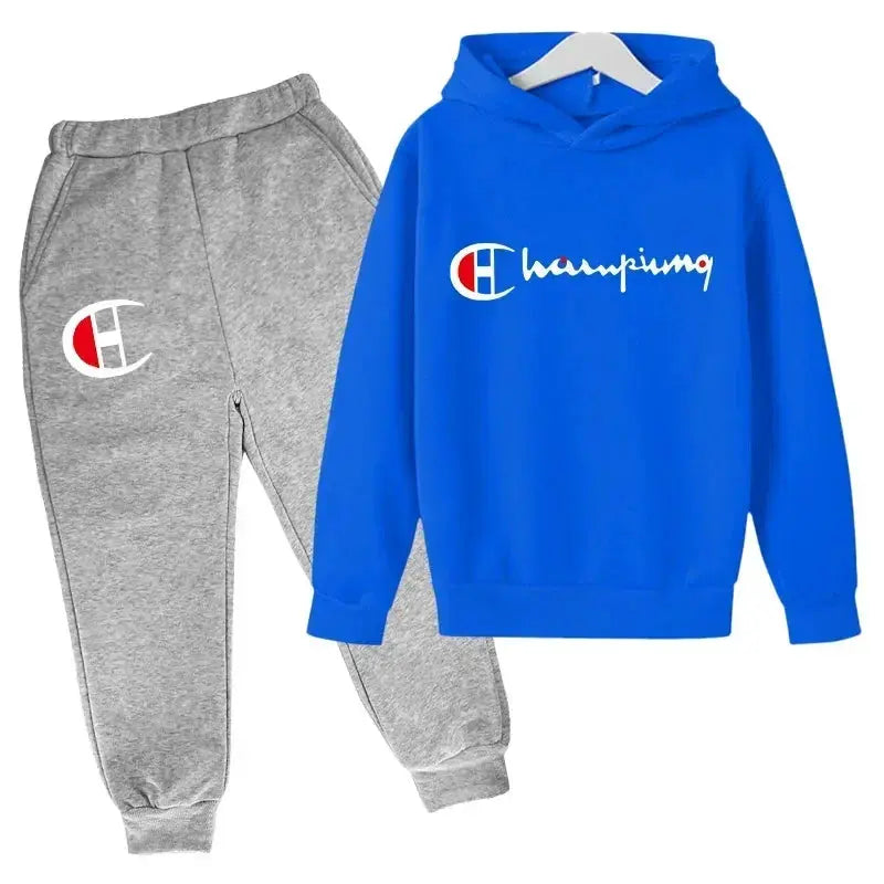 Ensembles de sweats à capuche et de pantalons pour adolescents, ensembles de vêtements pour enfants, vêtements d'automne/hiver pour filles et garçons - Boutique Mélange Parfait