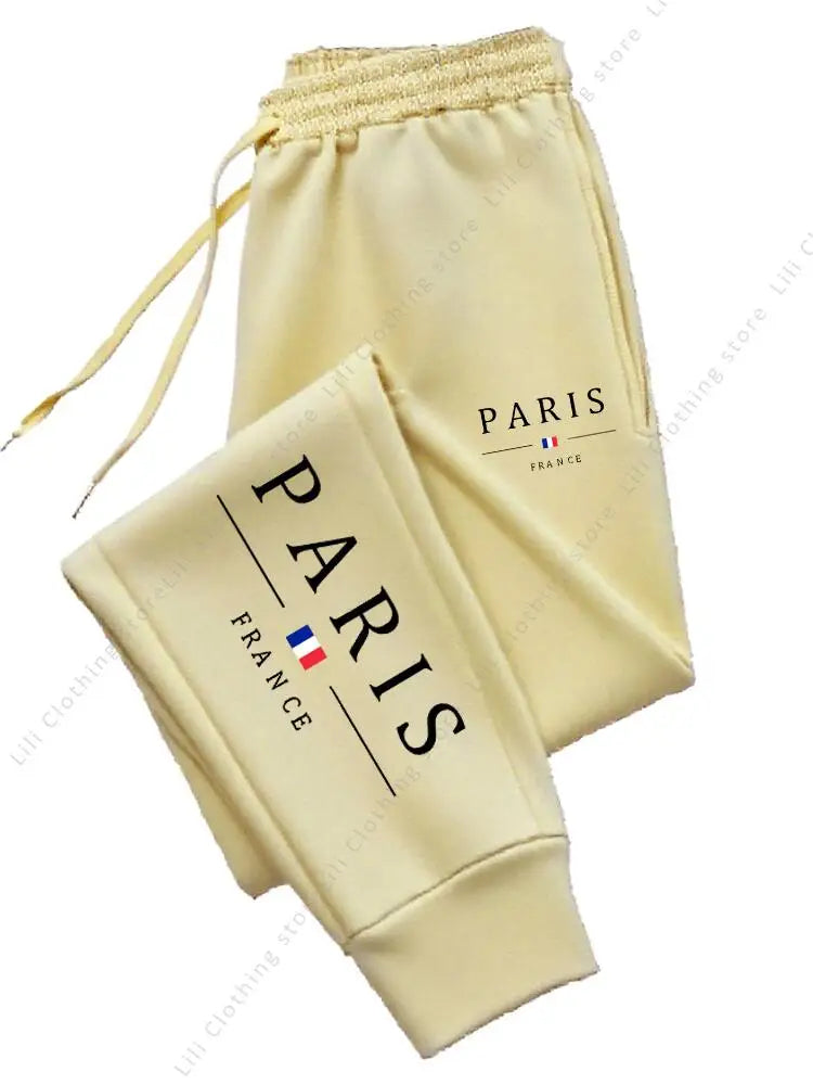 2025 nouvelle offre spéciale PARIS survêtement pantalon pour femmes pantalon de haute qualité automne hiver polaire sport décontracté pantalons de survêtement femmes pantalons - Boutique Mélange Parfait