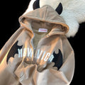 Sweat-shirt à capuche zippé unisexe style vintage Harajuku Hip Hop Streetwear Y2K Grunge esthétique Boutique Mélange Parfait