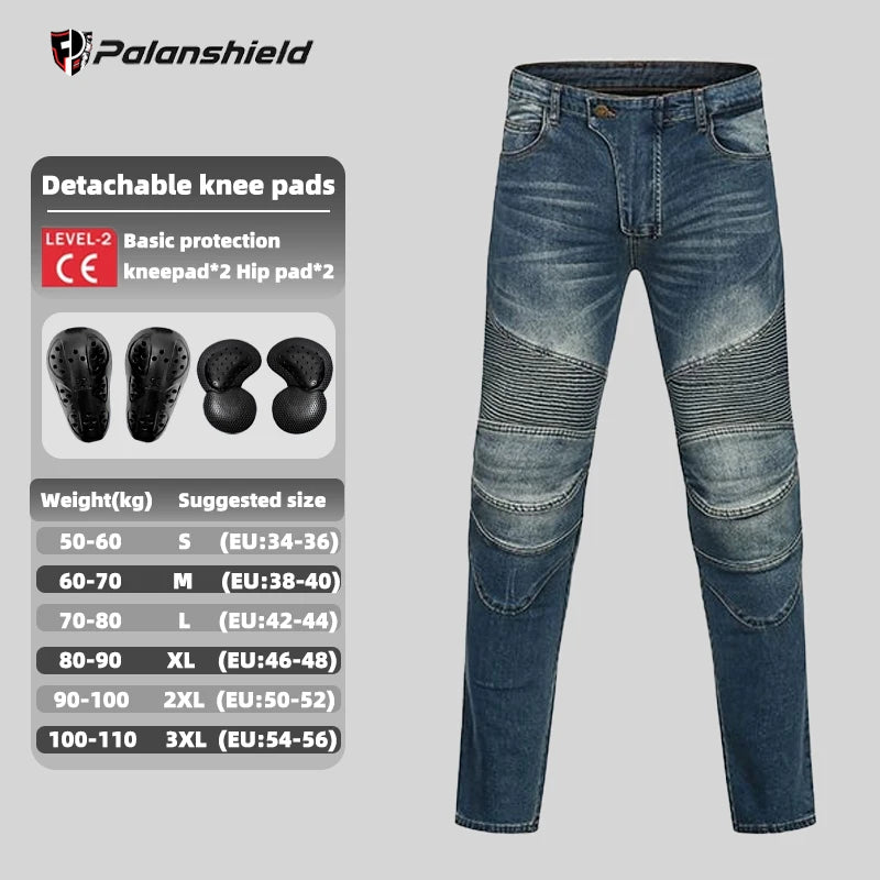 Pantalons de Moto hommes Moto jean équipement de protection équitation Touring Pantalon de Moto Pantalon de Motocross Pantalon pour toutes les saisons Boutique Mélange Parfait