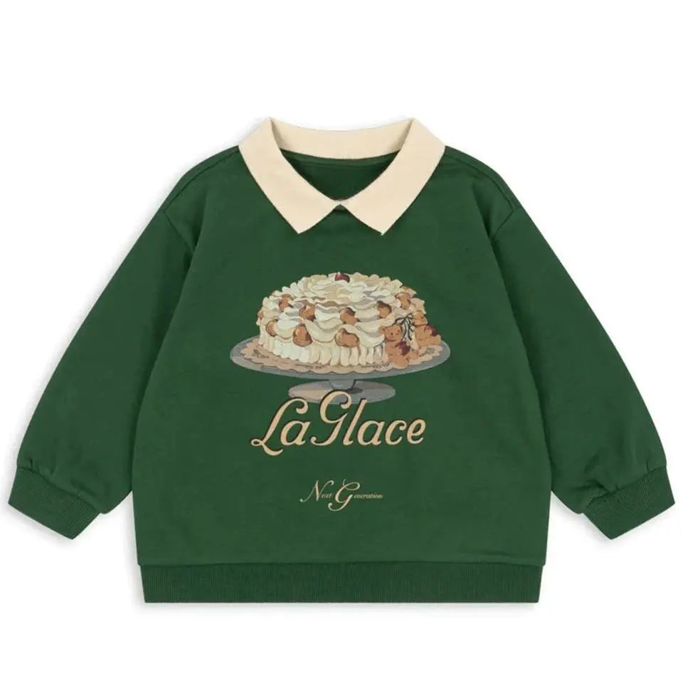 Sweat à capuche mère enfants 2025 nouveau automne hiver bébé garçons filles dessin animé t-shirts sweats à capuche pantalons vêtements pour enfants coréens - Boutique Mélange Parfait
