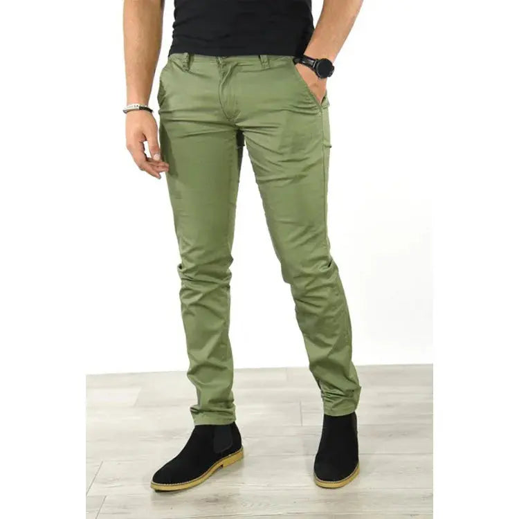 Pantalons décontractés pour hommes 2026, style classique, mode, affaires, coupe slim, pantalon droit, uni, polyvalent, vêtements pour hommes, pantalones Boutique Mélange Parfait