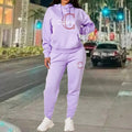 Ensemble de vêtements pour femmes, sweat-shirt et pantalon de survêtement, tenue complète, printemps automne, coupe ample, élégant, tendance, vêtements de créateur, ensemble pour femmes Boutique Mélange Parfait