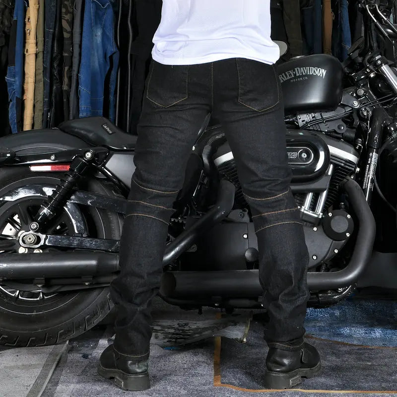 Pantalon de moto pour homme, jean de moto, équipement de protection, randonnée, VTT, fjocross Boutique Mélange Parfait