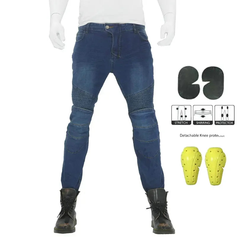 Pantalon de moto pour homme, jean de moto, équipement de protection, randonnée, VTT, fjocross Boutique Mélange Parfait