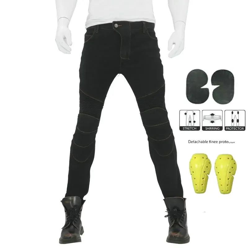 Pantalon de moto pour homme, jean de moto, équipement de protection, randonnée, VTT, fjocross Boutique Mélange Parfait