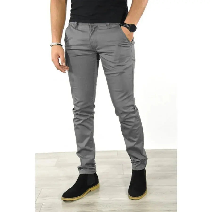 Pantalons décontractés pour hommes 2026, style classique, mode, affaires, coupe slim, pantalon droit, uni, polyvalent, vêtements pour hommes, pantalones Boutique Mélange Parfait