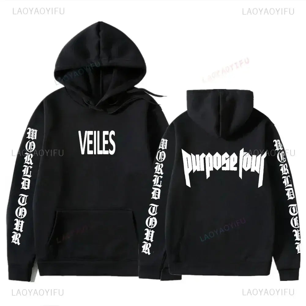 Sweats à capuche College Justin Bieber Purpose Tour pour hommes et femmes, Streetwear Hip Hop, Sweat à capuche chaud Smile, Pull à la mode Boutique Mélange Parfait