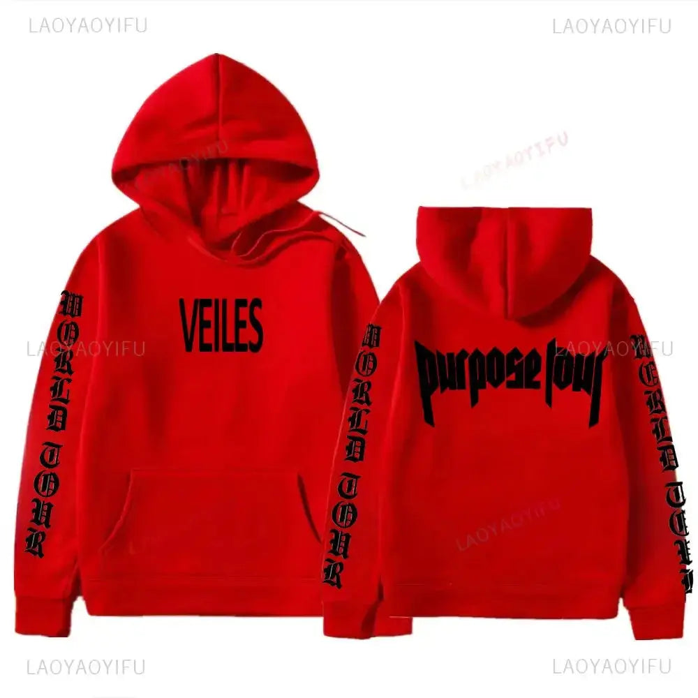 Sweats à capuche College Justin Bieber Purpose Tour pour hommes et femmes, Streetwear Hip Hop, Sweat à capuche chaud Smile, Pull à la mode Boutique Mélange Parfait