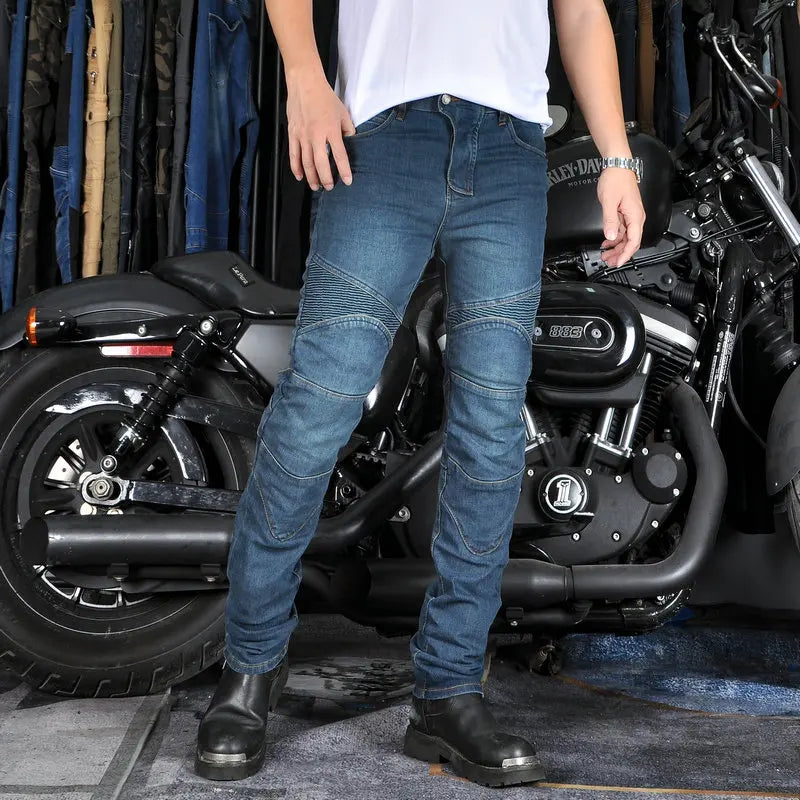 Pantalon de moto pour homme, jean de moto, équipement de protection, randonnée, VTT, fjocross Boutique Mélange Parfait