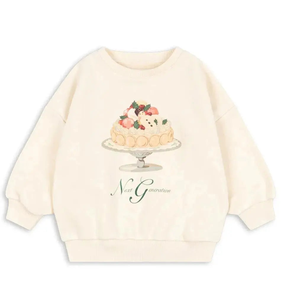 Sweat à capuche mère enfants 2025 nouveau automne hiver bébé garçons filles dessin animé t-shirts sweats à capuche pantalons vêtements pour enfants coréens - Boutique Mélange Parfait