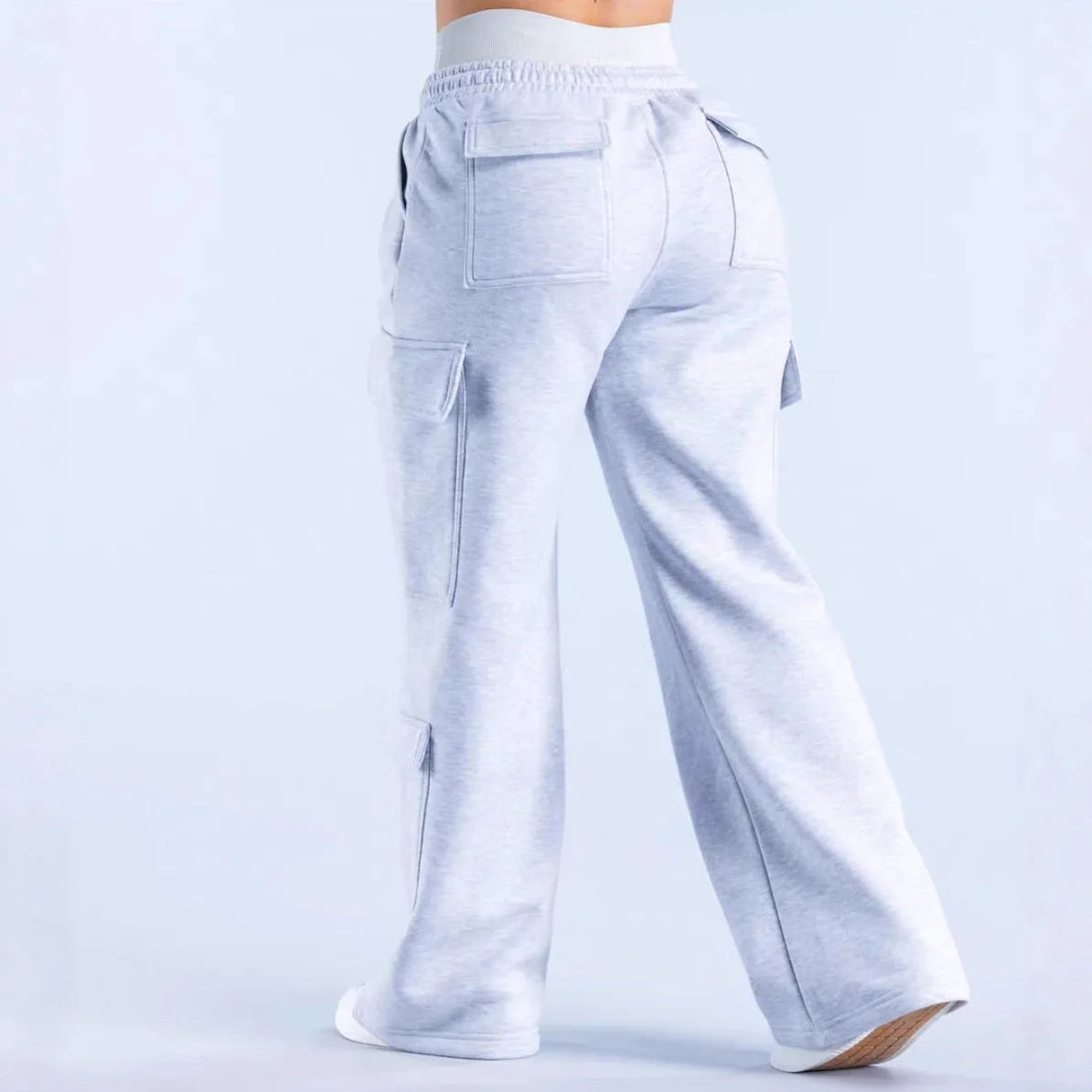 Pantalon Femme printemps été poche polyvalent déplacements décontracté personnalité Pantalon femmes droit décontracté couleur unie Pantalon Boutique Mélange Parfait