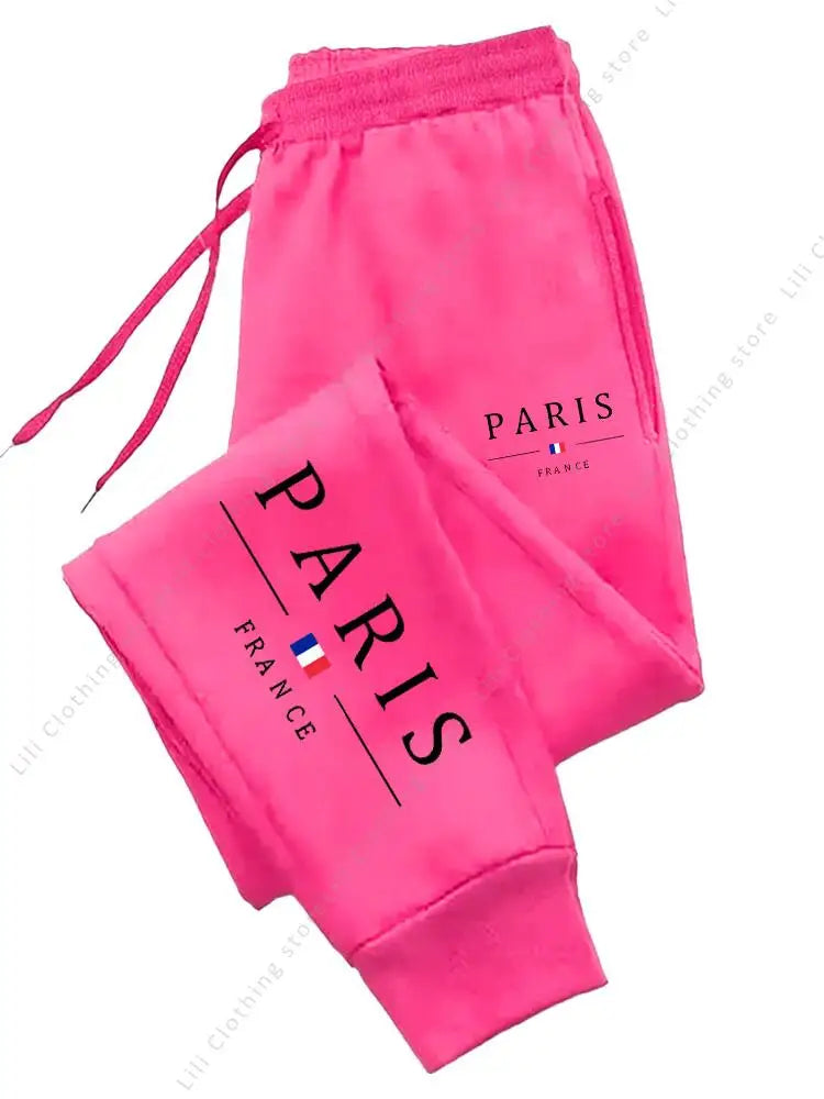 2025 nouvelle offre spéciale PARIS survêtement pantalon pour femmes pantalon de haute qualité automne hiver polaire sport décontracté pantalons de survêtement femmes pantalons - Boutique Mélange Parfait