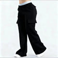 Pantalon Femme printemps été poche polyvalent déplacements décontracté personnalité Pantalon femmes droit décontracté couleur unie Pantalon Boutique Mélange Parfait