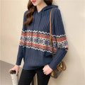 Women's hooded sweatshirt, baggy long-sleeved pullover, Korean fashion, high-quality coat, emo, loose fit, ethnic style, hooded tops Boutique Mélange Parfait