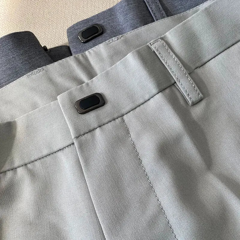 Hommes robe pantalon mince costume pantalon Stretch mince formel pantalon Masculina solide décontracté Pantalone Hombre mode hommes vêtements Boutique Mélange Parfait