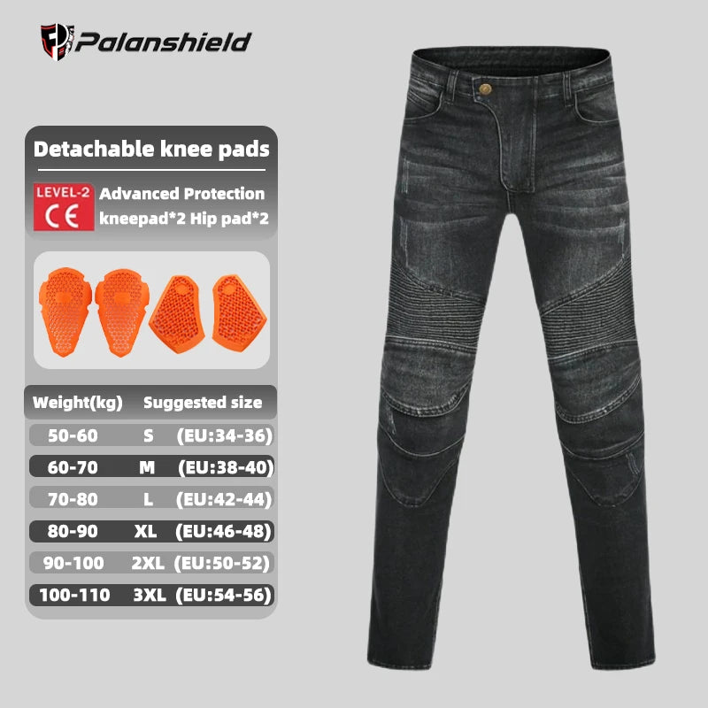 Pantalons de Moto hommes Moto jean équipement de protection équitation Touring Pantalon de Moto Pantalon de Motocross Pantalon pour toutes les saisons Boutique Mélange Parfait