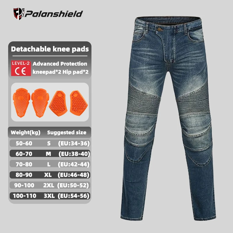 Pantalons de Moto hommes Moto jean équipement de protection équitation Touring Pantalon de Moto Pantalon de Motocross Pantalon pour toutes les saisons Boutique Mélange Parfait